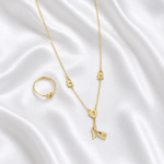 Heart Gold Half Set - 18k - image 3