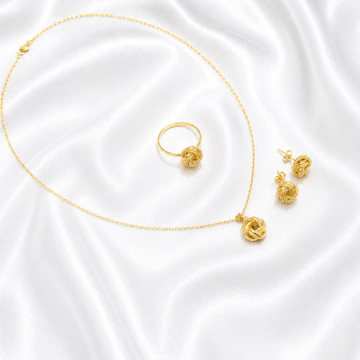 Textured Circular Gold design - 18k - image 2