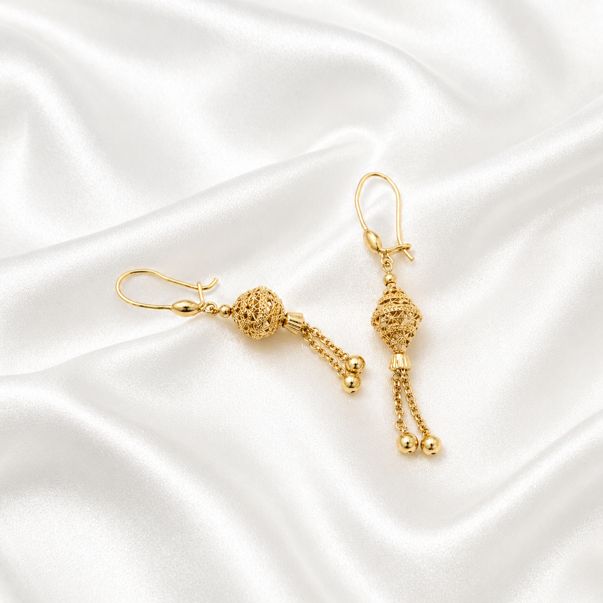 Popular Arabic Earring - 21k Gold - image 2