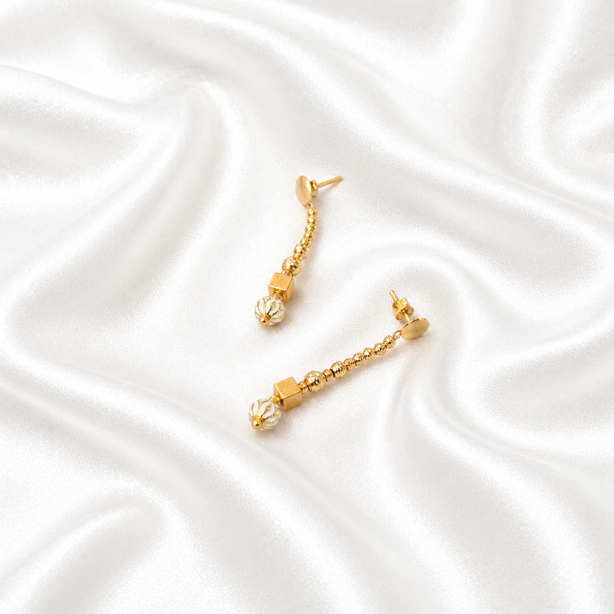 Popular Arabic Earring - 21k Gold - image 3