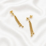 Rop Earring - Italian Desaign 18k - image 1