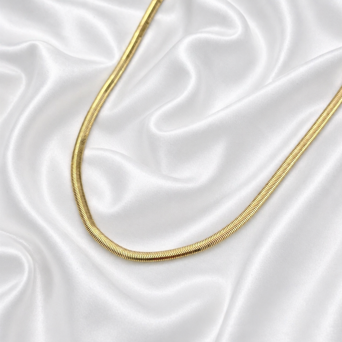 Snake Neclace - 18k - image 2