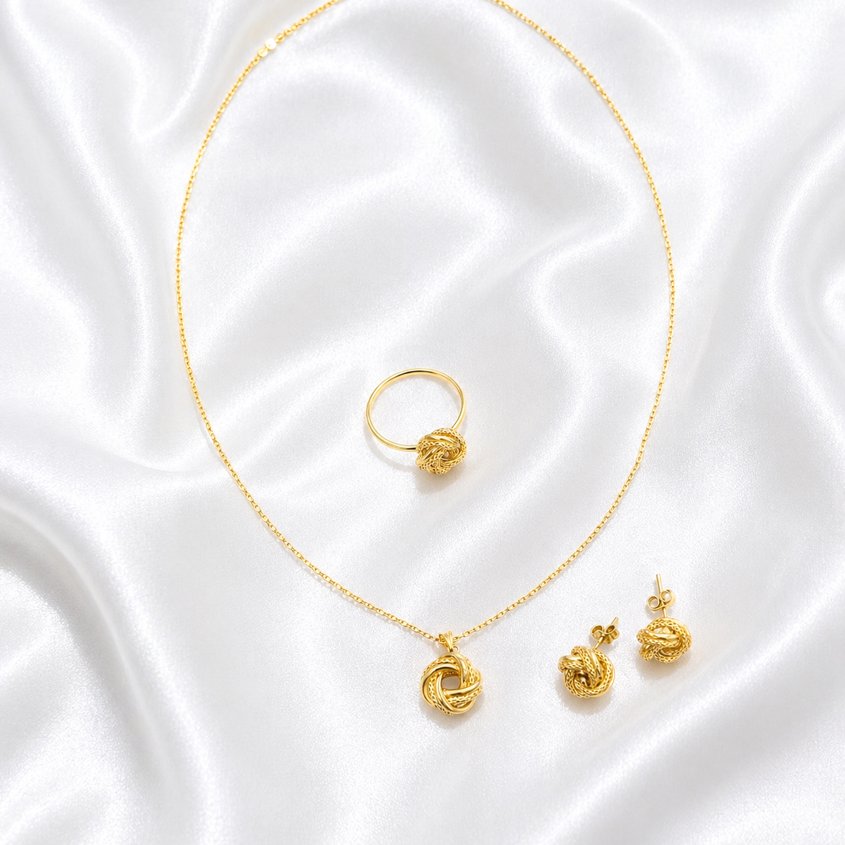 Textured Circular Gold design - 18k - image 3