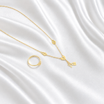 Heart Gold Half Set - 18k - image 2