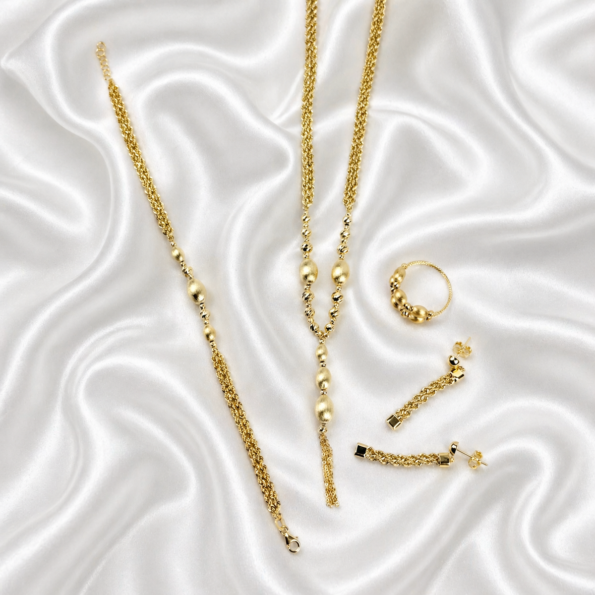 Rop Full Set - 18k Gold - image 3