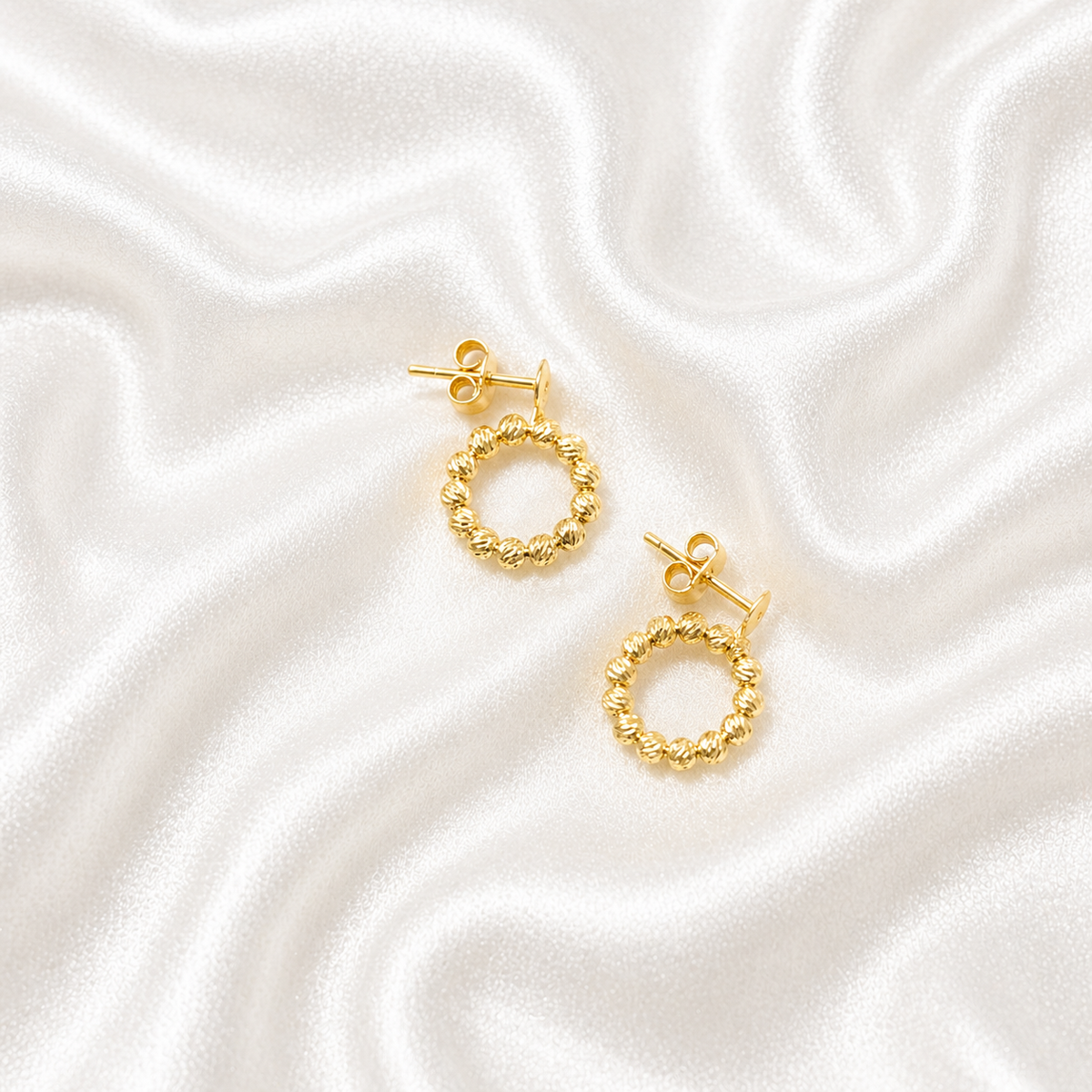 Exclusive Circular Design - Laser Cut 18k Gold - image 2